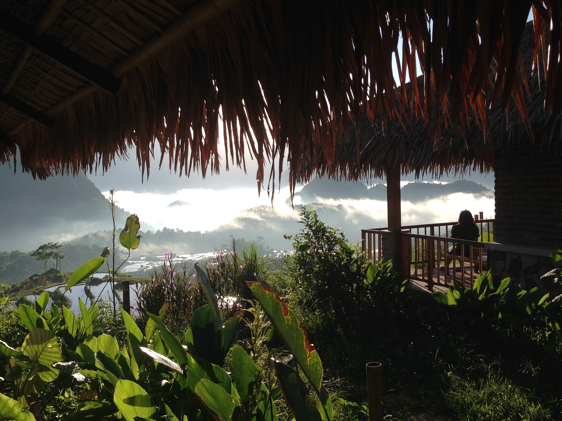 Mai Chau - uitzicht bergen