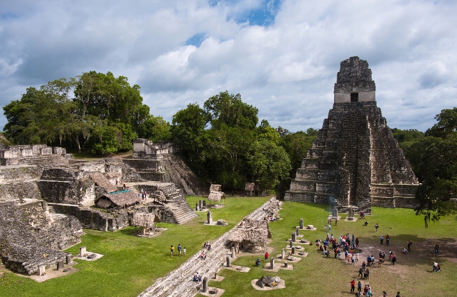 Guatemala Tikal Maya Tempel