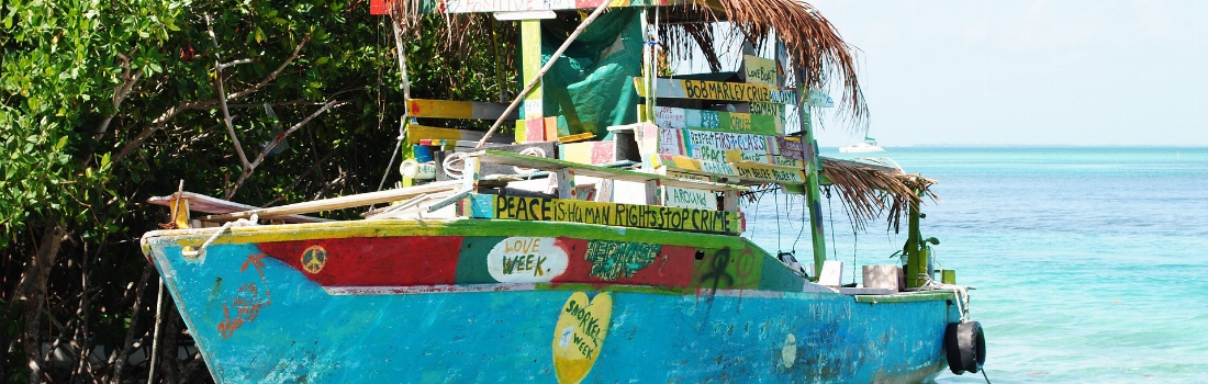 Belize Cay Caulker boot