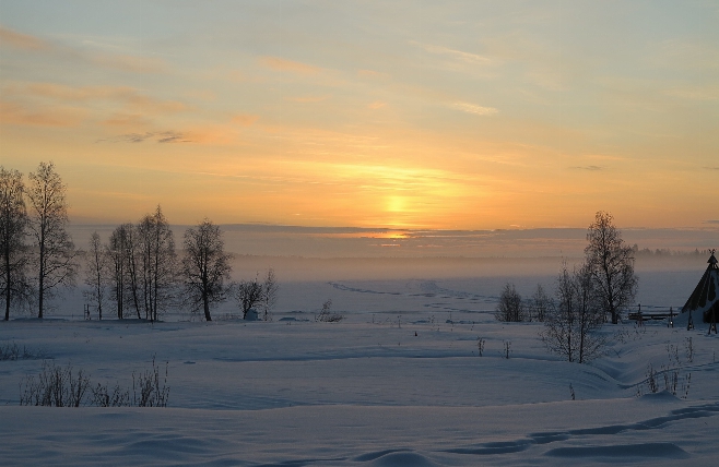 Rovaniemi - Sunrise winter