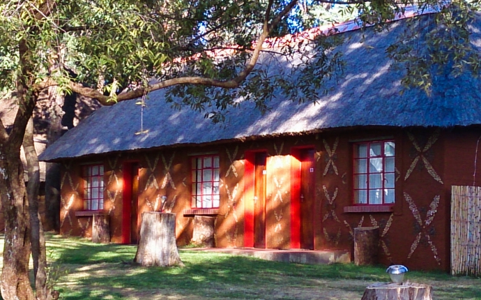 Lesotho - Malealea Lodge - gebouw