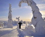 Winterse sferen in Äkäslompolo - Wandeling sneeuwlandschap