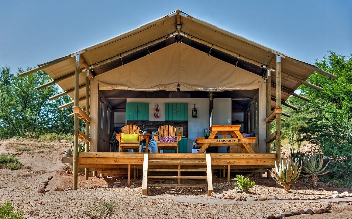 Oudtshoorn - Africamp Tented Lodge 2