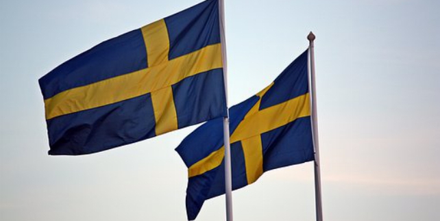 Trollhättan  vlag zweden