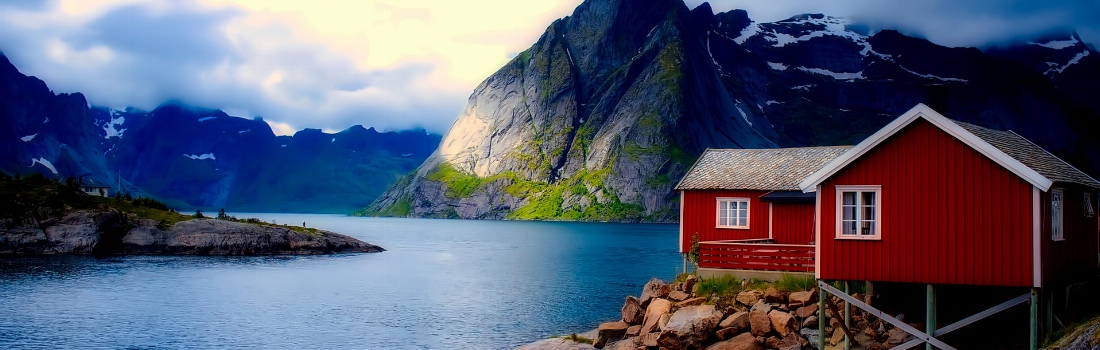 Noorwegen waterkant