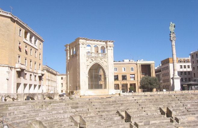 Puglia Lecce- Romeins Amfitheater 