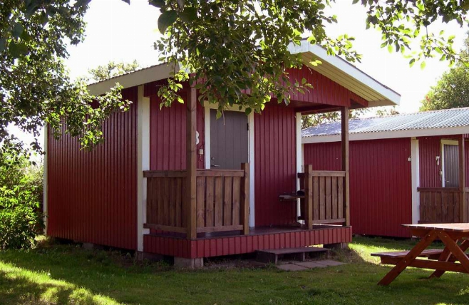 Hälleviks Camping - Aanzicht huisje